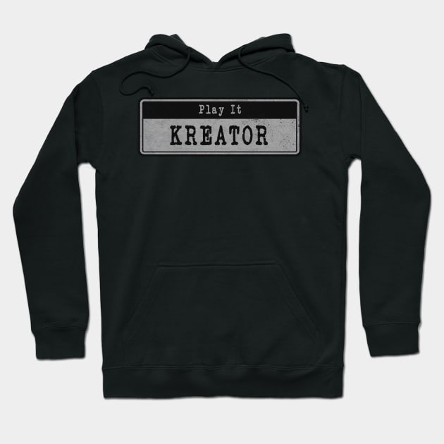 Kreator // Vintage Fanart Tribute Hoodie by j.adevelyn